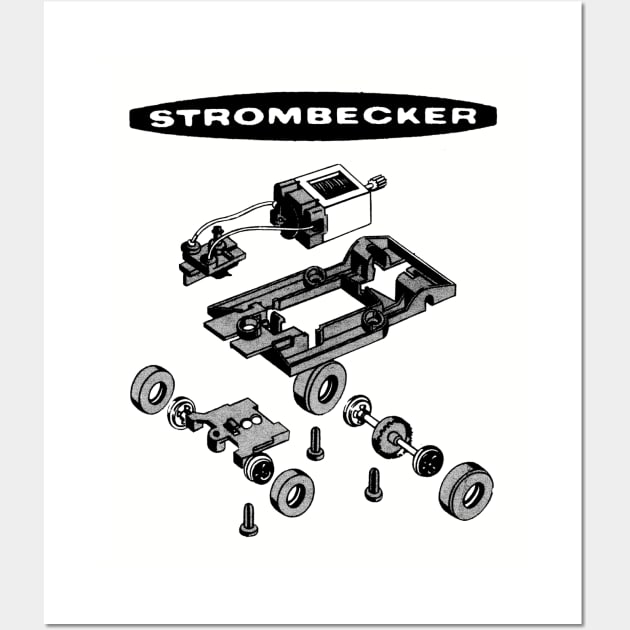 Strombecker Chassis Wall Art by Strombecker Style